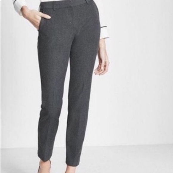 Express Pants - Express dark gray columnist 8 SHORT pants